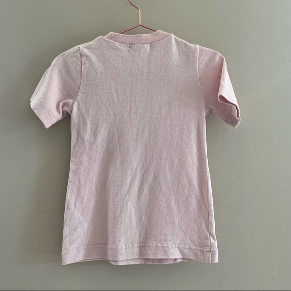 Trico Field Fith Fine Method Pink Ruffle T-Shirt Sz 5 - Picture 4 of 6